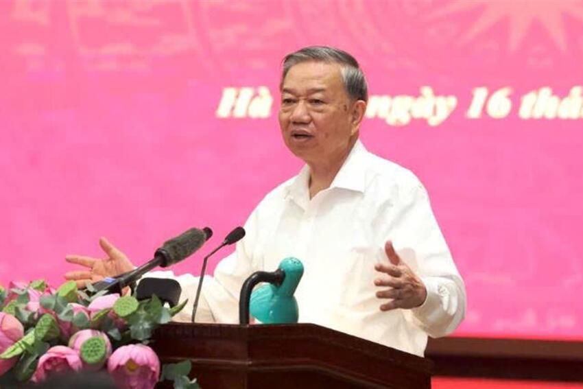 Phát biểu của Tổng Bí thư tại buổi làm việc với Ban Thường vụ Thành ủy Hà Nội