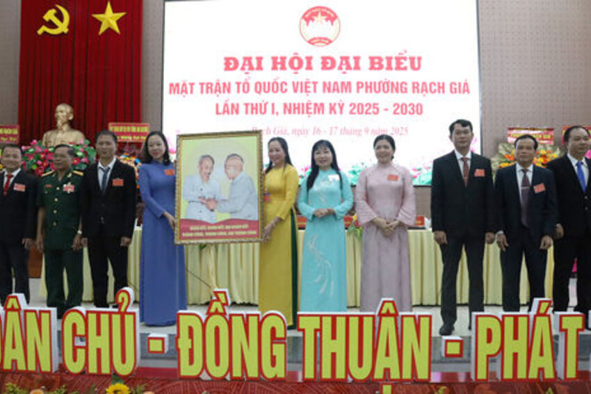 Phường Rạch Giá tổ chức điểm Đại hội đại biểu Mặt trận Tổ quốc Việt Nam