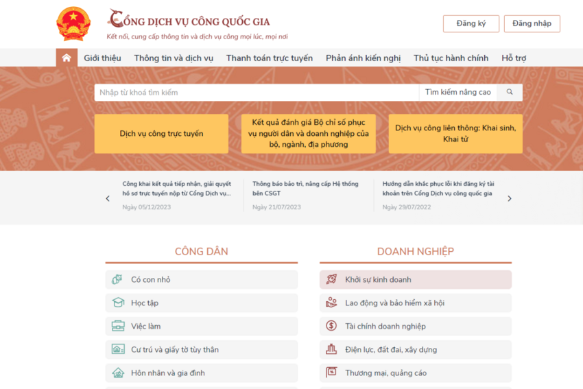 Cổng Dịch vụ công quốc gia trở thành điểm “một cửa số” tập trung, duy nhất từ 27/6/2025