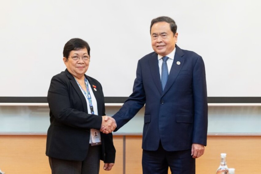 Chủ tịch Quốc hội Trần Thanh Mẫn gặp Chủ tịch Quốc hội Timor - Leste