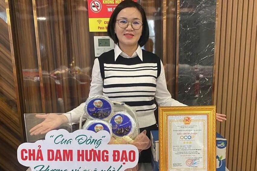 Người phụ nữ xứ Nghệ với hành trình đánh thức “hồn quê” từ món chả dam OCOP