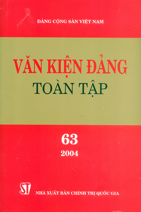 Văn kiện Đảng toàn tập tập 63