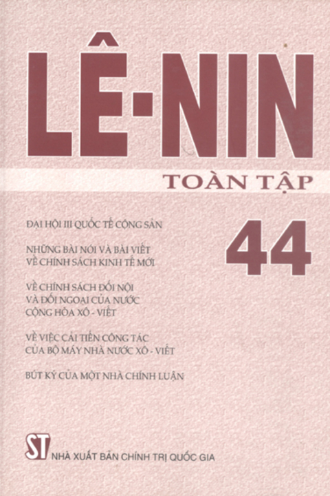Lênin toàn tập - Tập 44