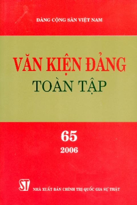 Văn kiện Đảng toàn tập tập 65