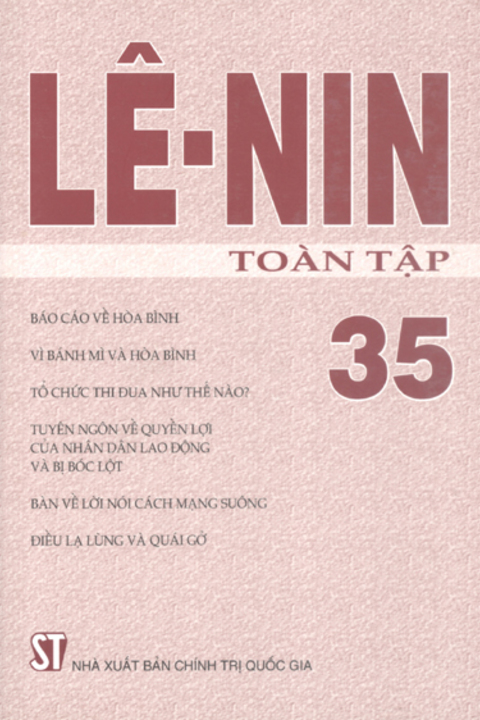 Lênin toàn tập - Tập 35