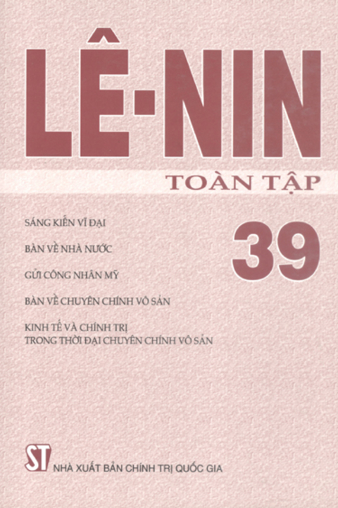 Lênin toàn tập - Tập 39