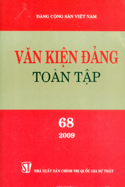 Văn kiện Đảng toàn tập tập 68