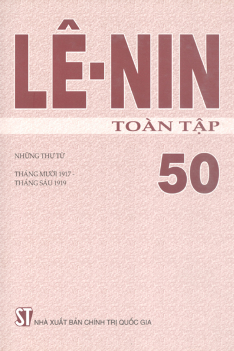 Lênin toàn tập - Tập 50