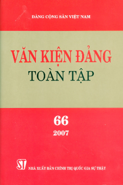 Văn kiện Đảng toàn tập tập 66