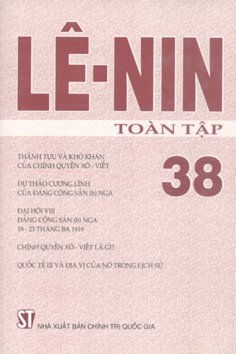 Lênin toàn tập - Tập 38