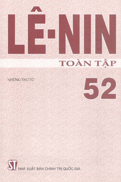 Lênin toàn tập - Tập 52