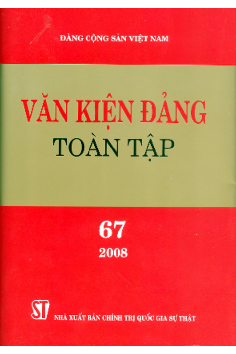 Văn kiện Đảng toàn tập tập 67