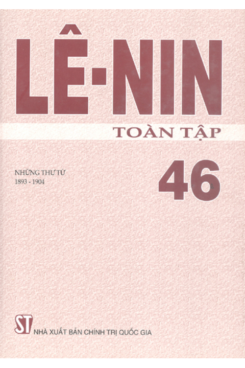 Lênin toàn tập - Tập 46