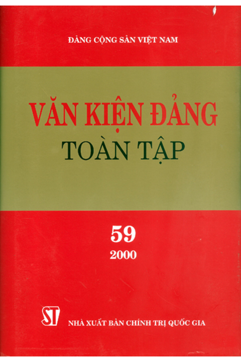 Văn kiện Đảng toàn tập - Tập 59