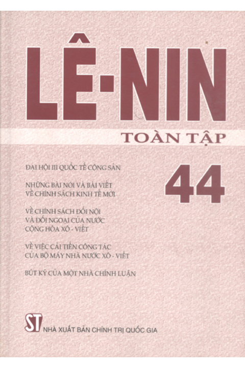 Lênin toàn tập - Tập 44