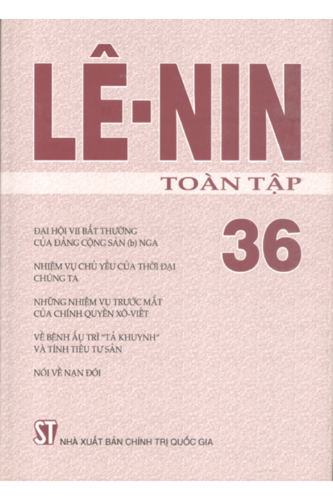 Lênin toàn tập - Tập 36