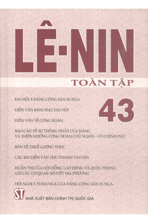 Lênin toàn tập - Tập 43